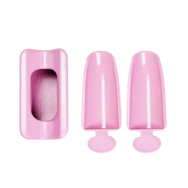 Contenitore Rosa per riutilizzo polveri nail art - immagine 3