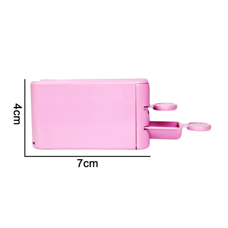 Contenitore Rosa per riutilizzo polveri nail art - immagine 2