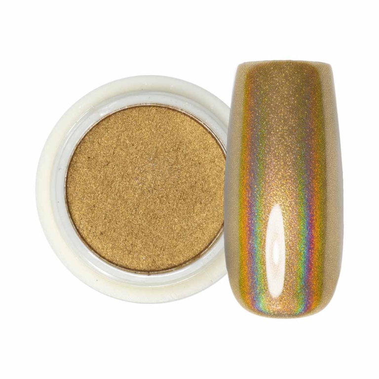 Polvere Holographic Unicorno Compatta Gold 0,5g