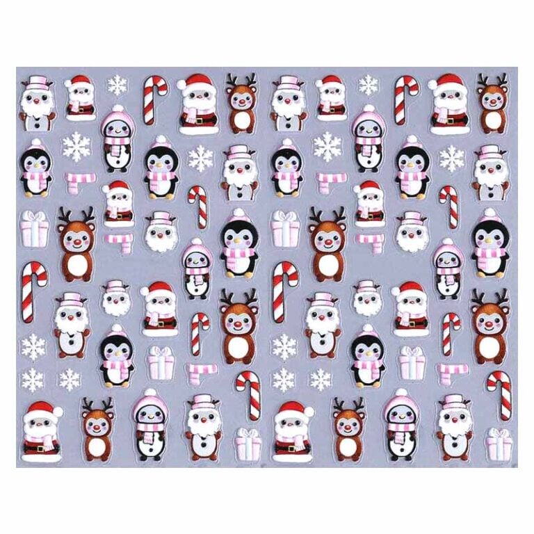 stickers natale 5d cod 14 2 pz