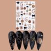 stickers natale 5d cod 18 happy new year black