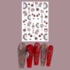 stickers natale 5d cod 18 happy new year gold