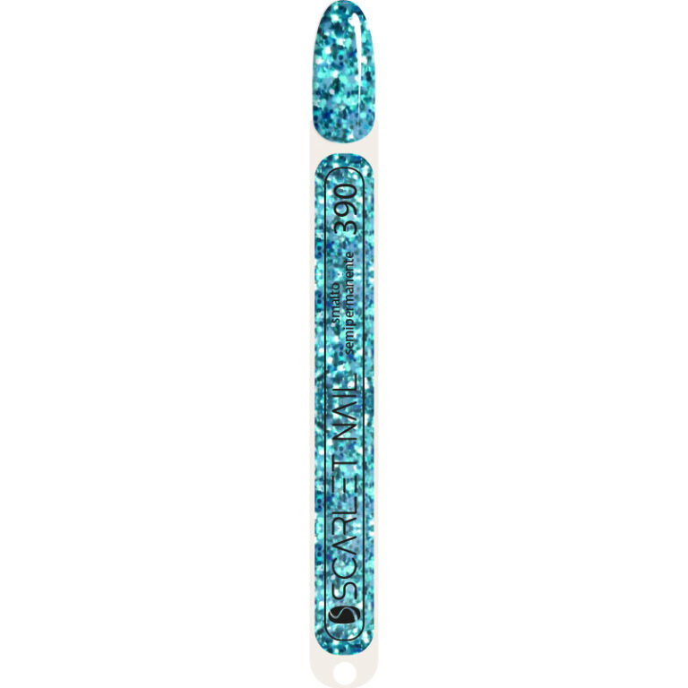 glitter collection 390 tip esposizione con colore