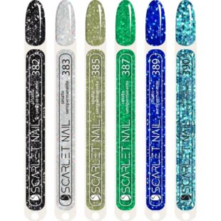 Palette con Etichetta + Colore Glitter Collection