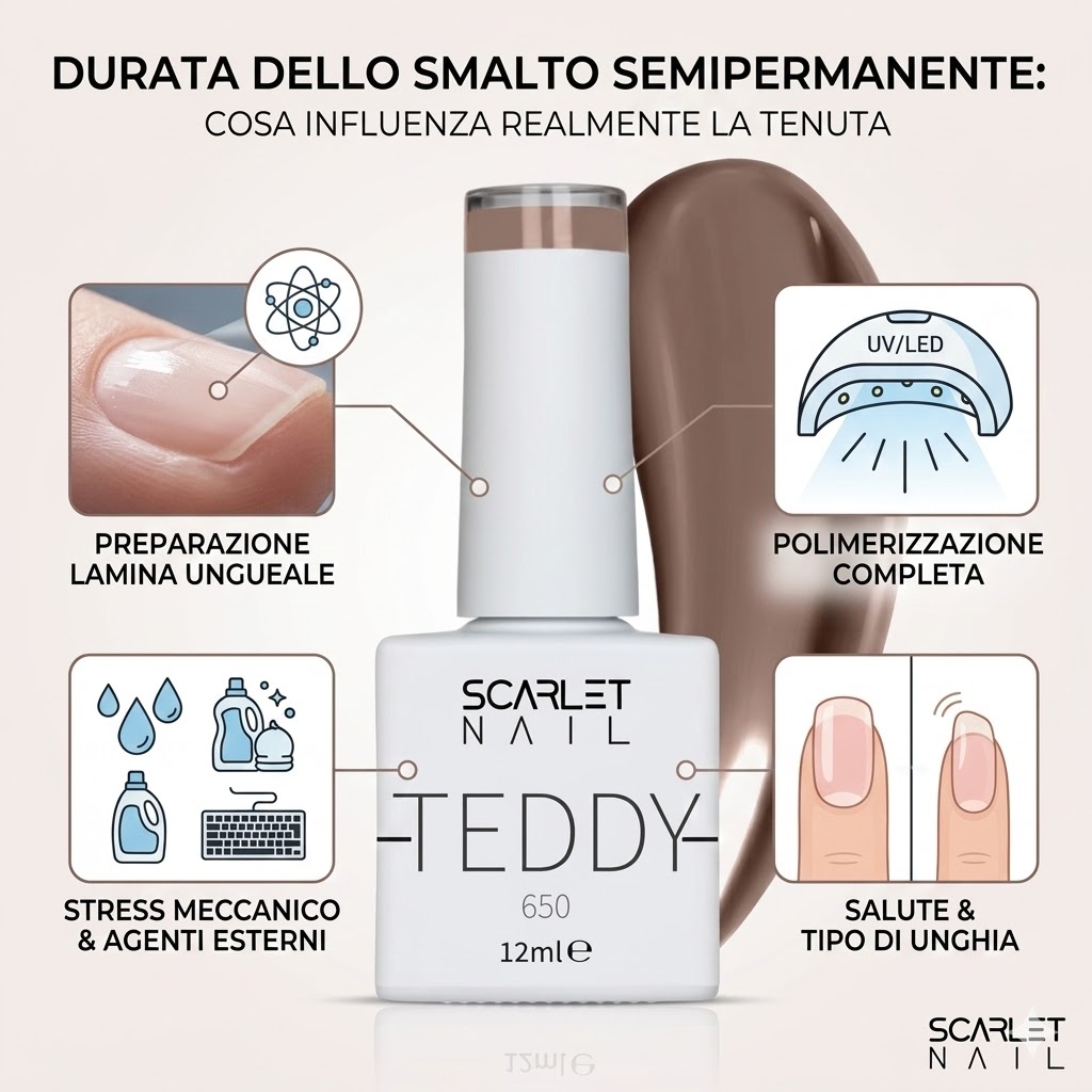 Durata dello smalto semipermanente