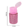 pump dispenser antigoccia rosa glitter