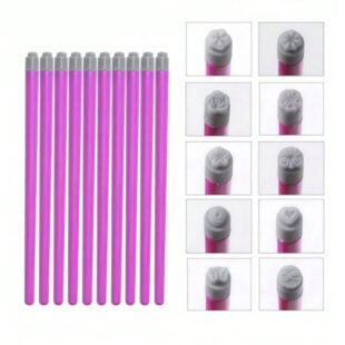 Kit 10 Mini Timbri per Nail Art