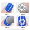 set pennelli stamping nail art step