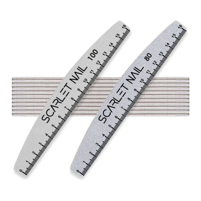 set 10 lime trapezio 80 100 scarlet nail