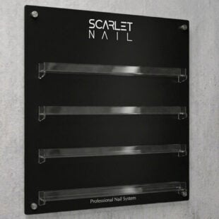 Espositore Nero da Parete Scarlet Nail