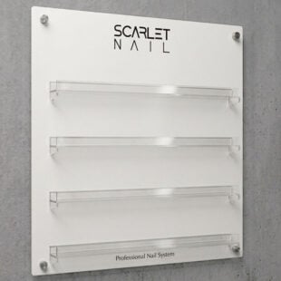 Espositore Bianco da Parete Scarlet Nail