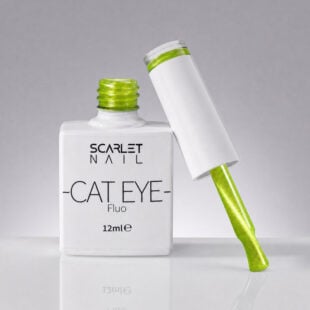 Semipermanente Cat Eye Fluo Verde 730