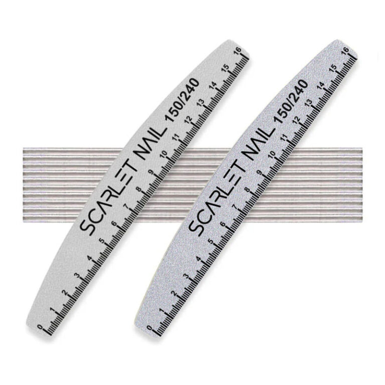 set 10 lime trapezio 150 240 scarlet nail